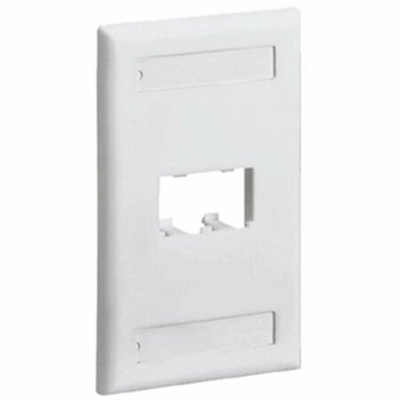 KILOWATT 2 Socket Mini-Com Classic Faceplate - 2 x Sockets - Off White KI2993723